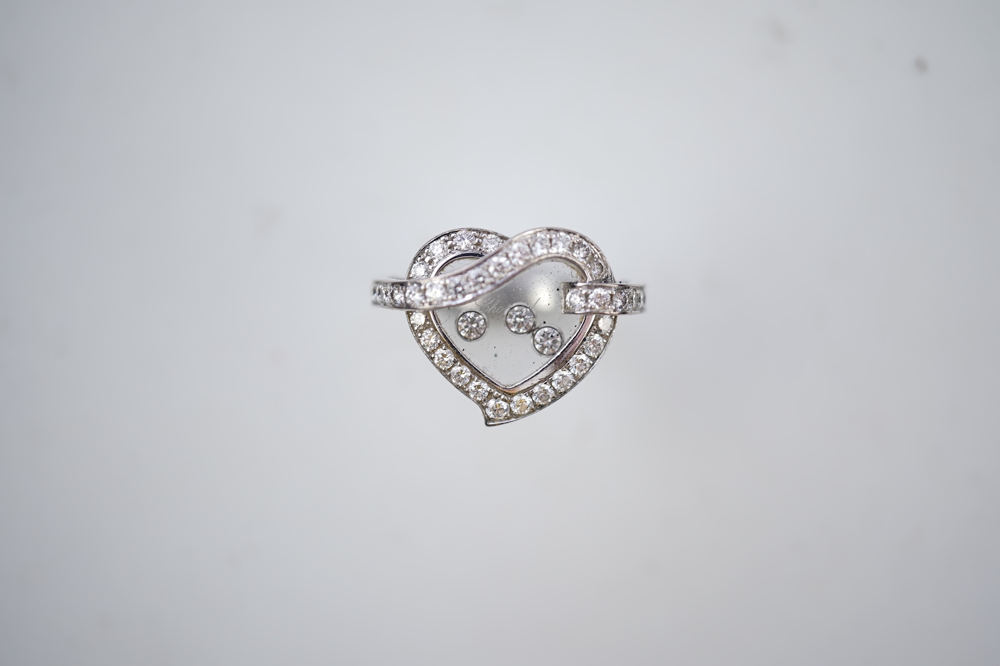 Chopard, a diamond ring, 'Happy Diamonds'